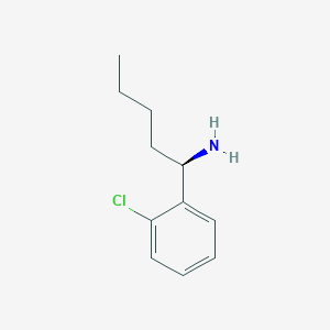 molecular formula C11H16ClN B13974313 (R)-1-(2-Chlorophenyl)pentan-1-amine 