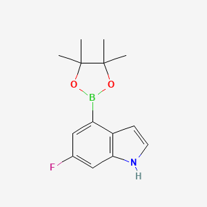 6-fluoro-4-(4,4,5,5-tetramethyl-1,3,2-dioxaborolan-2-yl)-1H-indole