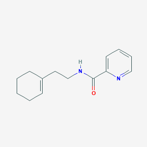 molecular formula C14H18N2O B13974328 N-(2-(cyclohex-1-en-1-yl)ethyl)picolinamide 