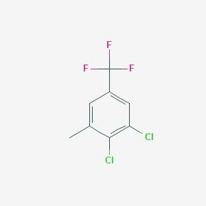 molecular formula C8H5Cl2F3 B1397435 3,4-Dichloro-5-methylbenzotrifluoride CAS No. 1806283-89-5