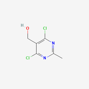 molecular formula C6H6Cl2N2O B13974352 (4,6-Dichloro-2-methylpyrimidin-5-yl)methanol 