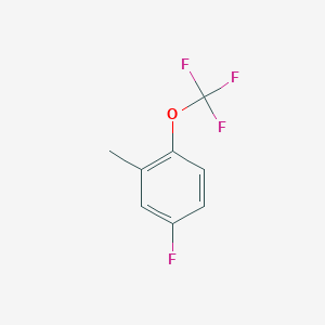 molecular formula C8H6F4O B1397437 4-氟-2-甲基-1-(三氟甲氧基)苯 CAS No. 1404193-56-1