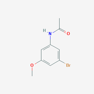 molecular formula C9H10BrNO2 B13974372 N-(3-bromo-5-methoxyphenyl)acetamide 