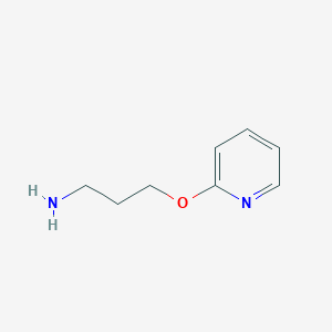 molecular formula C8H12N2O B139744 3-(吡啶-2-氧基)丙-1-胺 CAS No. 125767-31-9