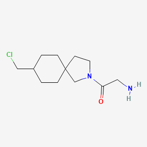 2-Amino-1-(8-(chloromethyl)-2-azaspiro[4.5]decan-2-yl)ethanone