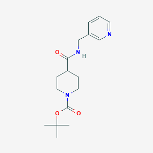 tert-Butyl 4-((pyridin-3-ylmethyl)carbamoyl)piperidine-1-carboxylate