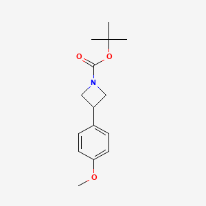 Tert-butyl 3-(4-methoxyphenyl)azetidine-1-carboxylate