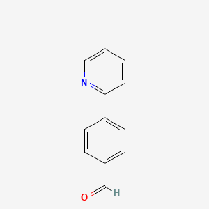 B1397442 4-(5-Methylpyridin-2-yl)benzaldehyde CAS No. 1008744-15-7