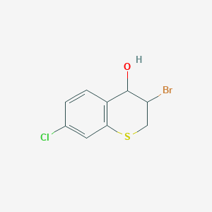 3-Bromo-7-chlorothiochroman-4-ol