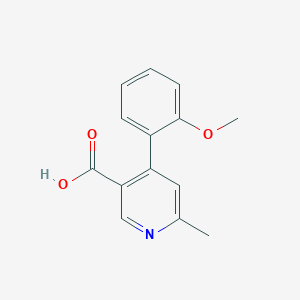 4-(2-Methoxyphenyl)-6-methylnicotinic acid