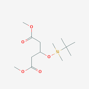 Dimethyl 3-([tert-butyl(dimethyl)silyl]oxy)pentanedioate