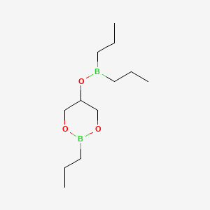 2-Propyl-1,3,2-dioxaborinan-5-yl dipropylborinate