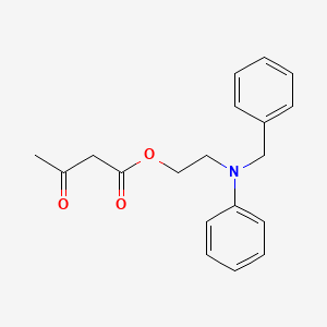 2-(Benzylphenylamino)ethyl acetoacetate