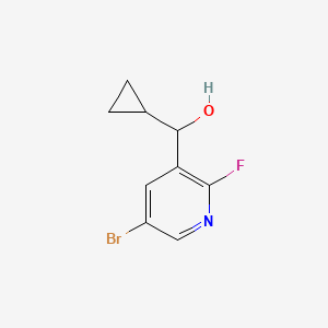 (5-Bromo-2-fluoropyridin-3-yl)(cyclopropyl)methanol