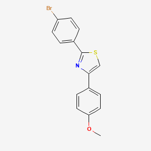 2-(4-Bromophenyl)-4-(4-methoxyphenyl)-1,3-thiazole