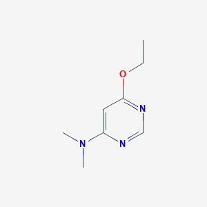 molecular formula C8H13N3O B13974484 (6-Ethoxy-pyrimidin-4-yl)-dimethyl-amine 