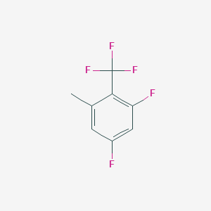 molecular formula C8H5F5 B1397452 2,4-Difluoro-6-methylbenzotrifluoride CAS No. 1804417-74-0