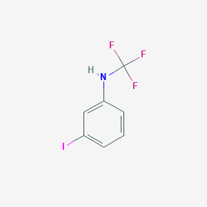 molecular formula C7H5F3IN B13974522 3-iodo-N-(trifluoromethyl)aniline 