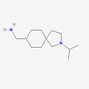 molecular formula C13H26N2 B13974551 (2-Isopropyl-2-azaspiro[4.5]decan-8-yl)methanamine 