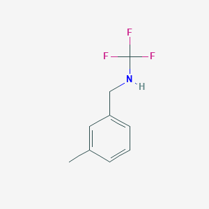 1,1,1-trifluoro-N-(3-methylbenzyl)methanamine