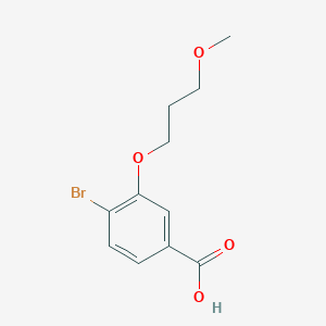4-Bromo-3-(3-methoxypropoxy)benzoic acid