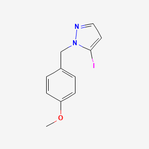 molecular formula C11H11IN2O B13974576 5-Iodo-1-(4-methoxybenzyl)-1H-pyrazole 