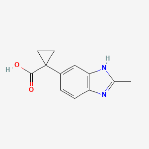 1-(2-Methyl-1H-benzimidazol-6-yl)-cyclopropanecarboxylic acid