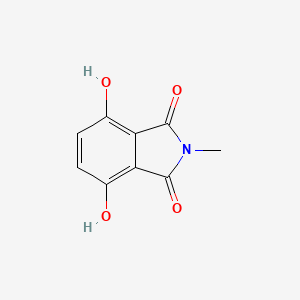 molecular formula C9H7NO4 B13974584 4,7-Dihydroxy-2-methylisoindoline-1,3-dione 