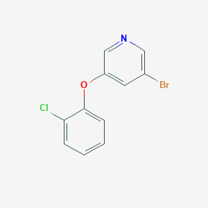 3-Bromo-5-(2-chlorophenoxy)pyridine