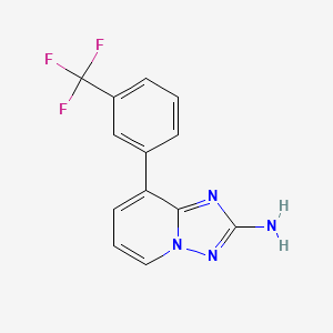 8-(3-Trifluoromethylphenyl)-[1,2,4]triazolo[1,5-a]pyridin-2-ylamine