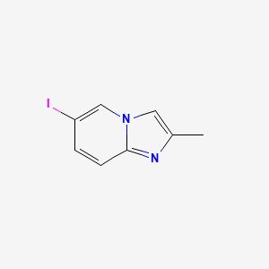 molecular formula C8H7IN2 B1397463 6-碘-2-甲基咪唑并[1,2-a]吡啶 CAS No. 860722-41-4