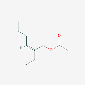 molecular formula C10H18O2 B13974645 [(Z)-2-ethylhex-2-enyl] acetate CAS No. 53735-55-0