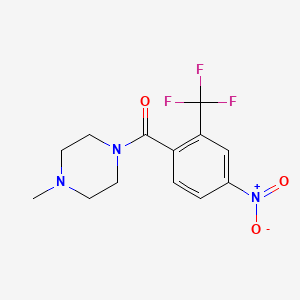 (4-Nitro-2-trifluoromethyl-phenyl)-(4-methylpiperazin-1-yl)-methanone