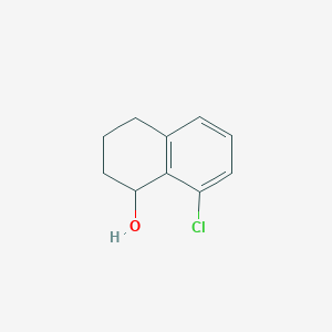 molecular formula C10H11ClO B13974683 8-Chloro-1,2,3,4-tetrahydronaphthalen-1-ol 