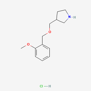 3-{[(2-Methoxybenzyl)oxy]methyl}pyrrolidine hydrochloride
