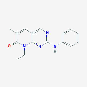 8-ethyl-6-methyl-2-phenylamino-8H-pyrido[2,3-d]pyrimidin-7-one