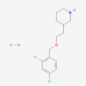 3-{2-[(2,4-Dichlorobenzyl)oxy]ethyl}piperidine hydrochloride