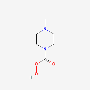 molecular formula C6H12N2O3 B13974712 4-Methylpiperazine-1-carboperoxoic acid CAS No. 865061-51-4