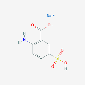 molecular formula C7H6NNaO5S B13974717 Sodium 2-amino-5-sulfobenzoate CAS No. 83763-38-6