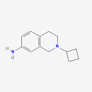 2-Cyclobutyl-1,2,3,4-tetrahydroisoquinolin-7-amine