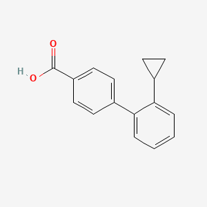 molecular formula C16H14O2 B13974745 2'-Cyclopropylbiphenyl-4-carboxylic acid 