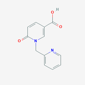 6-Oxo-1-[(pyridin-2-yl)methyl]-1,6-dihydropyridine-3-carboxylic acid