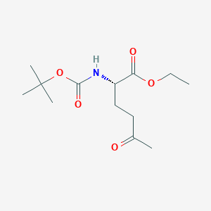 (S)-2-tert-Butoxycarbonylamino-5-oxo-hexanoic acid ethyl ester