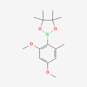 2-(2,4-Dimethoxy-6-methylphenyl)-4,4,5,5-tetramethyl-1,3,2-dioxaborolane