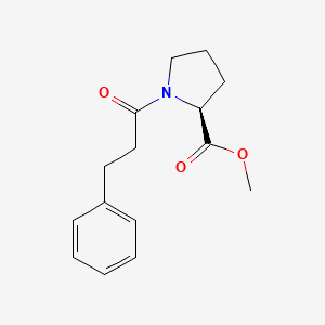 N-(3-phenylpropionyl)-proline methyl ester