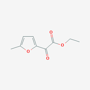 molecular formula C9H10O4 B13974828 Ethyl 2-(5-methylfuran-2-yl)-2-oxoacetate 