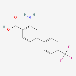 3-Amino-4'-(trifluoromethyl)biphenyl-4-carboxylic acid