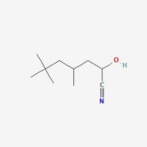 2-Hydroxy-4,6,6-trimethylheptanenitrile