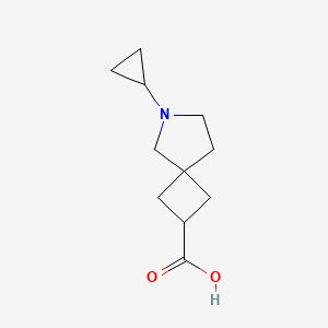 6-Cyclopropyl-6-azaspiro[3.4]octane-2-carboxylic acid