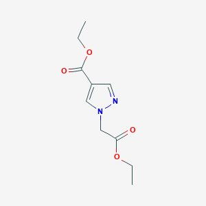 Ethyl 4-(ethoxycarbonyl)-1H-pyrazole-1-acetate